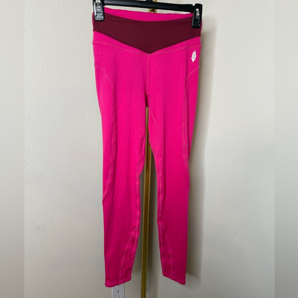 Free People Movement Contrast waistband leggings